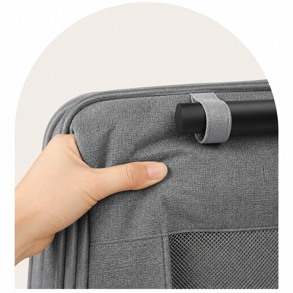 Ortekor Extra Large Detachable & Foldable Travel Carrier