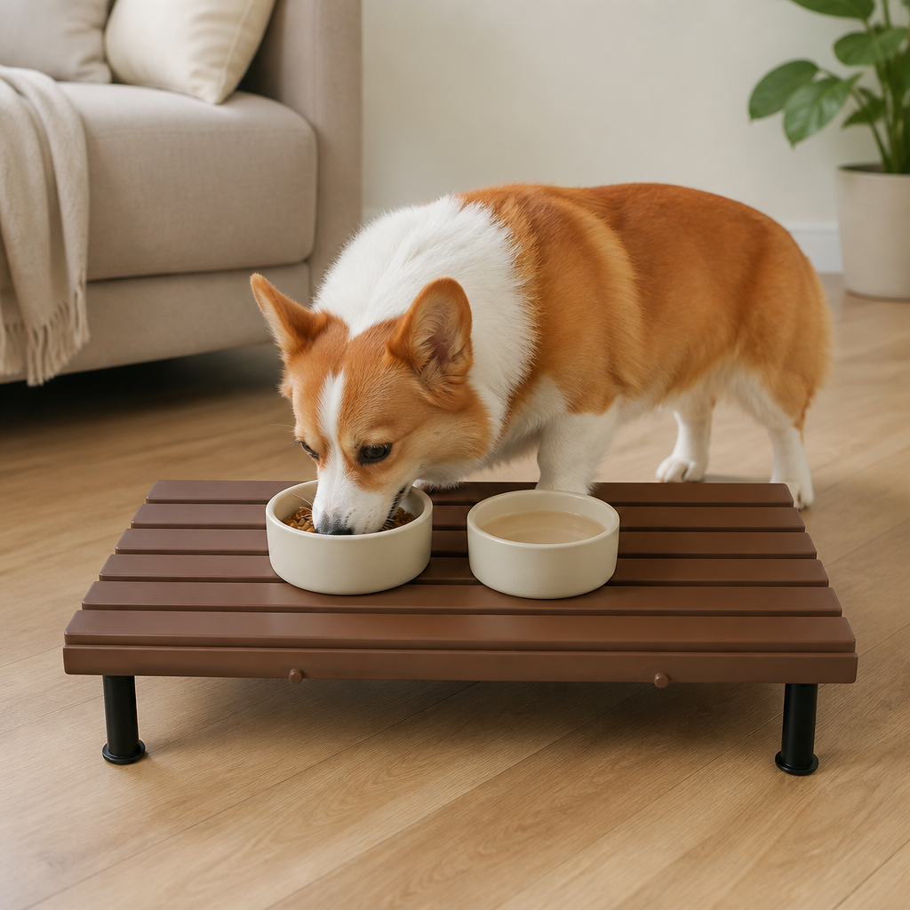 Ortekor Fixed-Height Ergonomic Plastic Feeding Stand