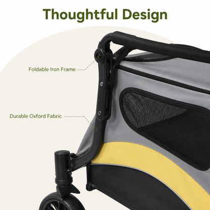 Ortekor Foldable 4-Wheel Breathable Mesh Travel Stroller