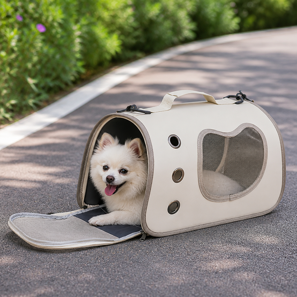 Ortekor Foldable Breathable Hand & Crossbody Pet Carrier