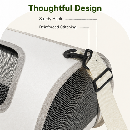 Ortekor Foldable Breathable Hand & Crossbody Pet Carrier