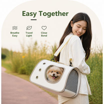 Ortekor Foldable Breathable Hand & Crossbody Pet Carrier