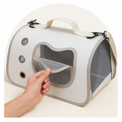 Ortekor Foldable Breathable Hand & Crossbody Pet Carrier