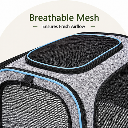 Ortekor Foldable & Breathable Mesh Pet Carrier