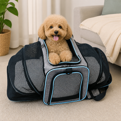 Ortekor Foldable & Breathable Mesh Pet Carrier