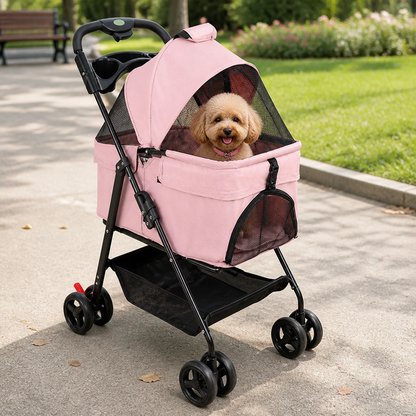 Ortekor Foldable & Detachable Pet Stroller (One-Touch Fold)