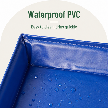 Ortekor Foldable Pet Paddling Pool (Anti-Slip PVC Base)