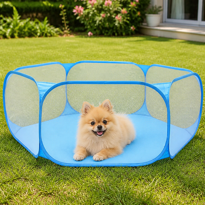 Ortekor Foldable Pop-Up & Breathable Mesh Pet Playpen