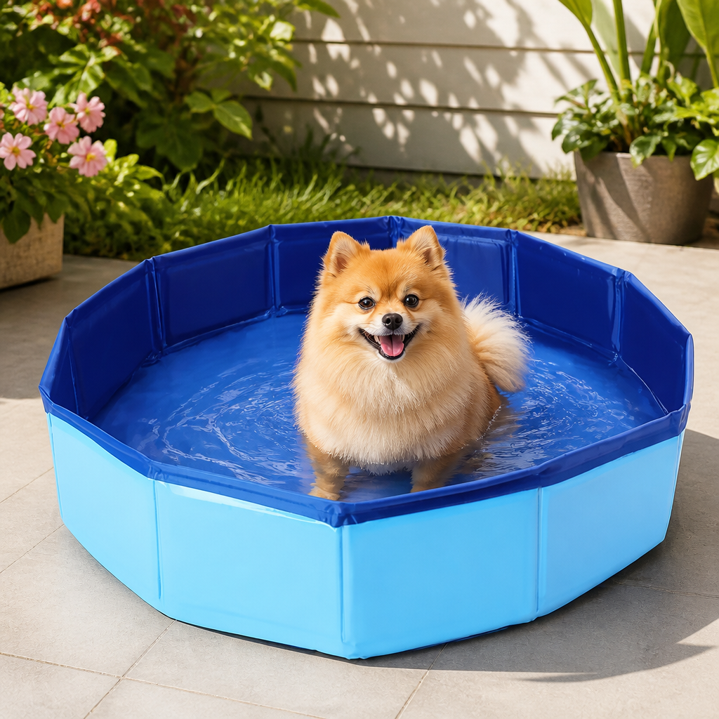 Ortekor Foldable & Portable Pet Bathtub (For Small-to-Medium Pets)