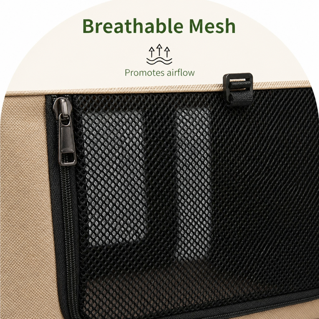 Ortekor Foldable & Ventilated Car Kennel (Small)