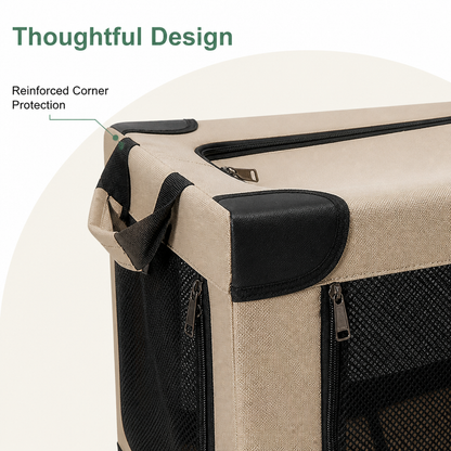 Ortekor Foldable & Ventilated Car Kennel (Small)