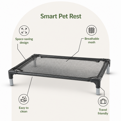 Ortekor Foldable & Washable Pet Bed (Removable Cover)