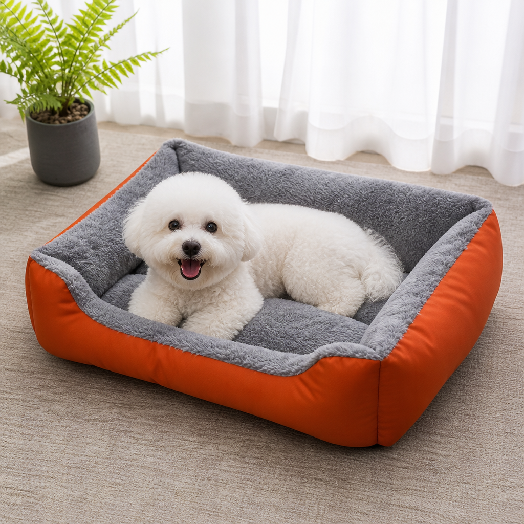 Ortekor Handmade Donut Plush Bolster Bed (Multiple Sizes)