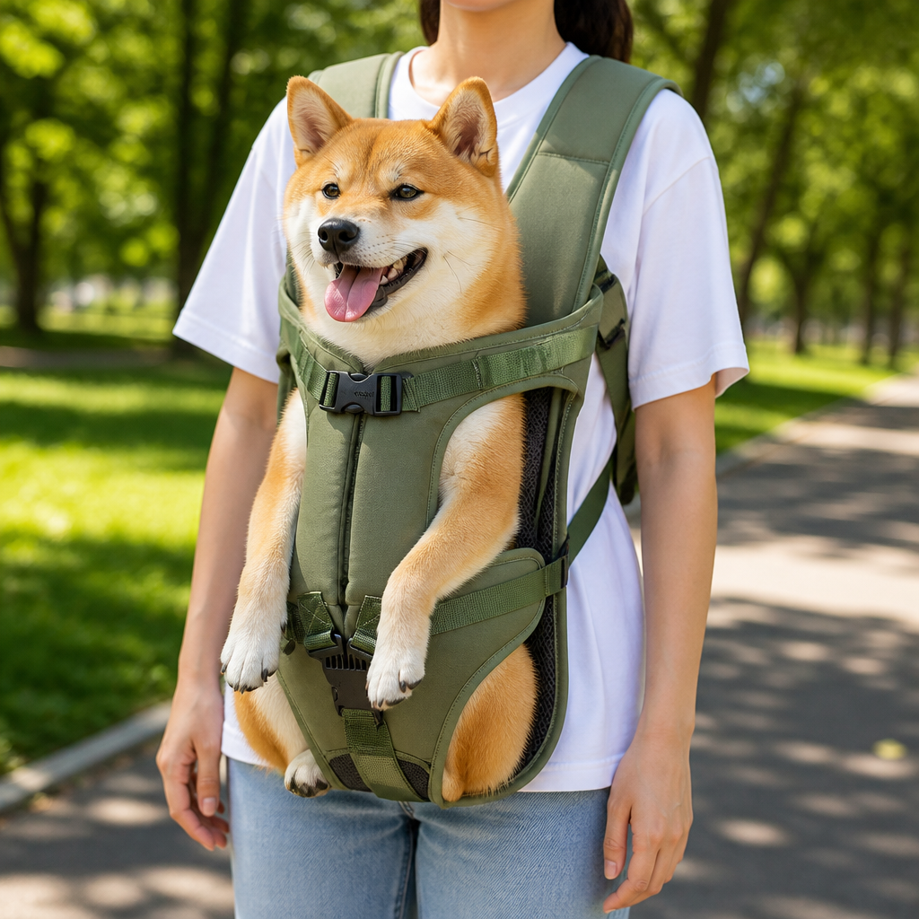 Ortekor Hands-Free Adjustable & Breathable Front Carrier Backpack