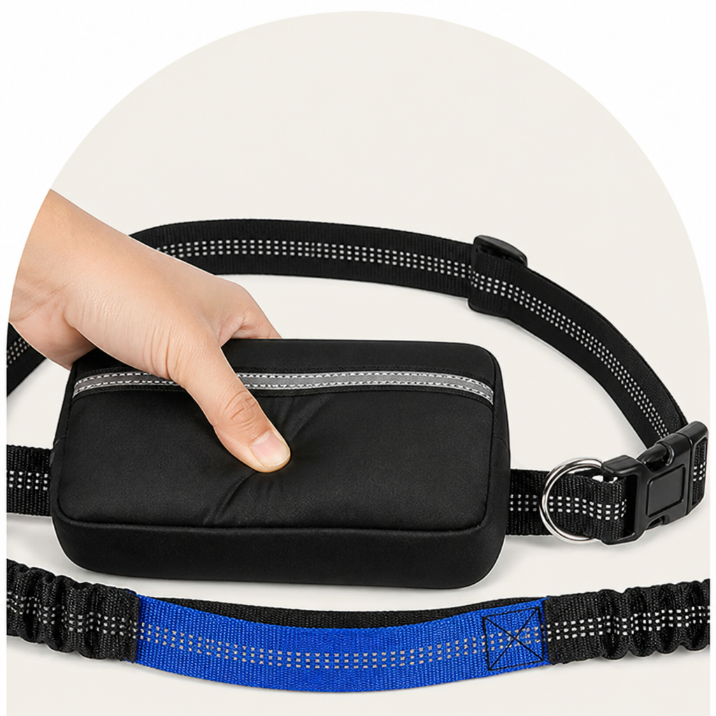 Ortekor Hands-Free Adjustable Waist & Chest Dog Leash