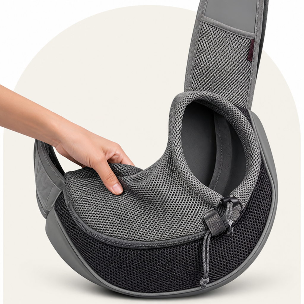 Ortekor Hands-Free Breathable Sling Carrier (Safety Hook)