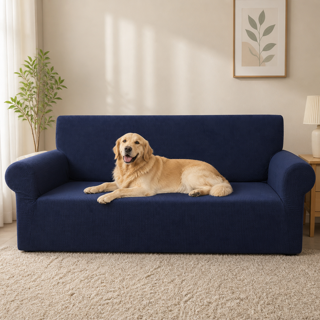 Ortekor High-Stretch Jacquard & Machine Washable Sofa Slipcover (Universal Fit)