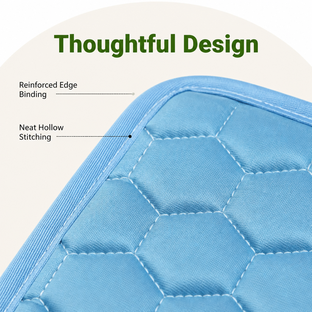 Ortekor Ice Silk Cooling Dog Mat (Washable & Portable)