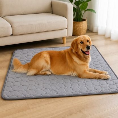 Ortekor Ice Silk Cooling Dog Mat (Washable & Portable)