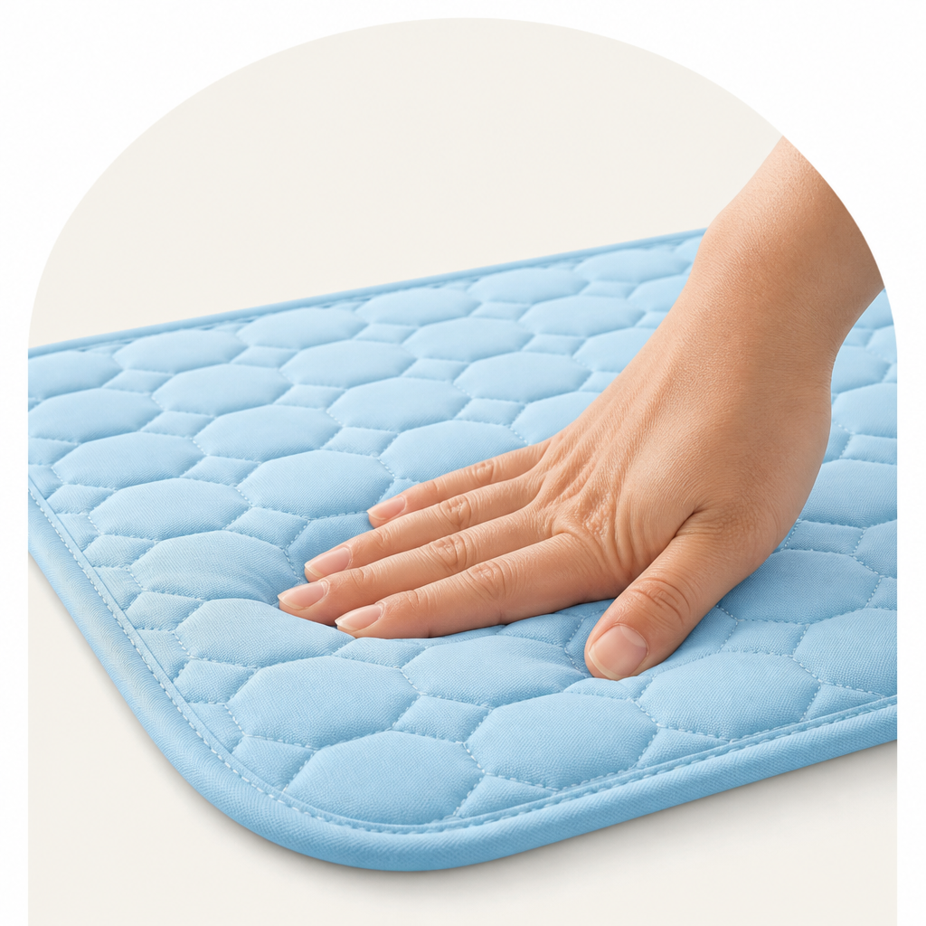 Ortekor Ice Silk & Non-Slip Pet Mat (Machine Washable)