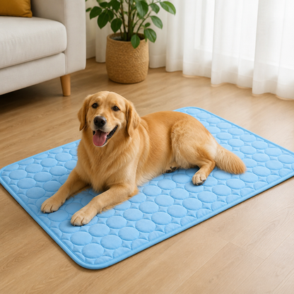 Ortekor Ice Silk & Non-Slip Pet Mat (Machine Washable)