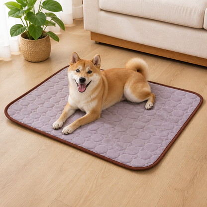 Ortekor Ice Silk & Non-Slip Pet Mat (Machine Washable)