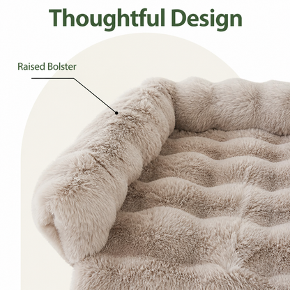 Ortekor Imitation Rabbit Fur & Anti-Slip Dog Bed