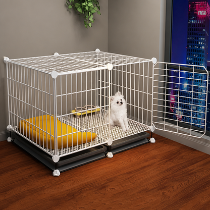Ortekor Insulated & Separate Toilet Small Dog Kennel