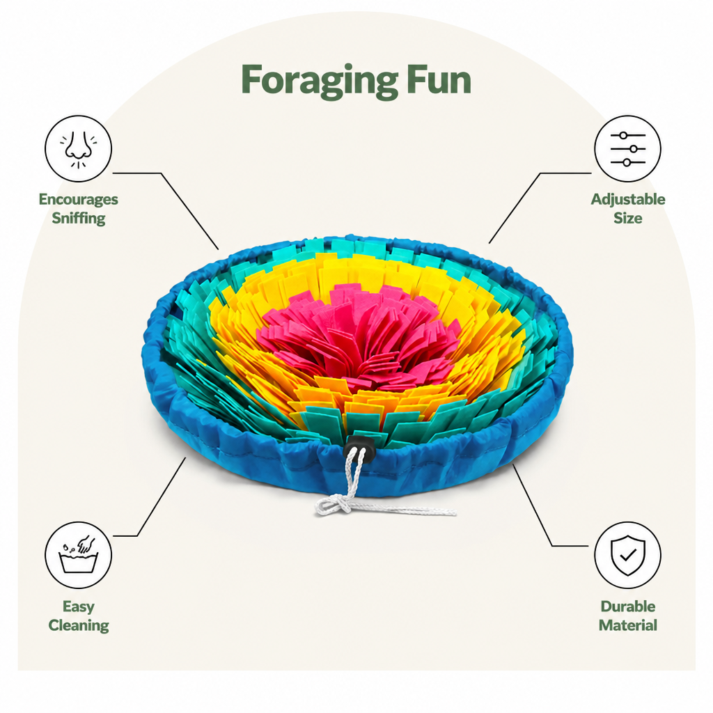 Ortekor Interactive Foraging Snuffle Mat (Adjustable)