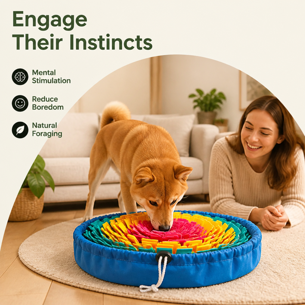 Ortekor Interactive Foraging Snuffle Mat (Adjustable)