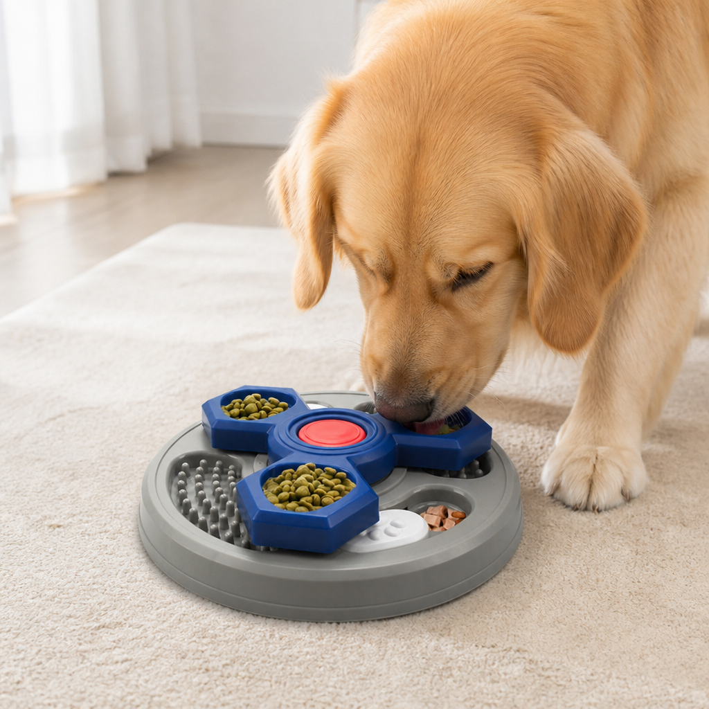 Ortekor Interactive Multi-Layer & Non-Slip Slow Feeder Bowl