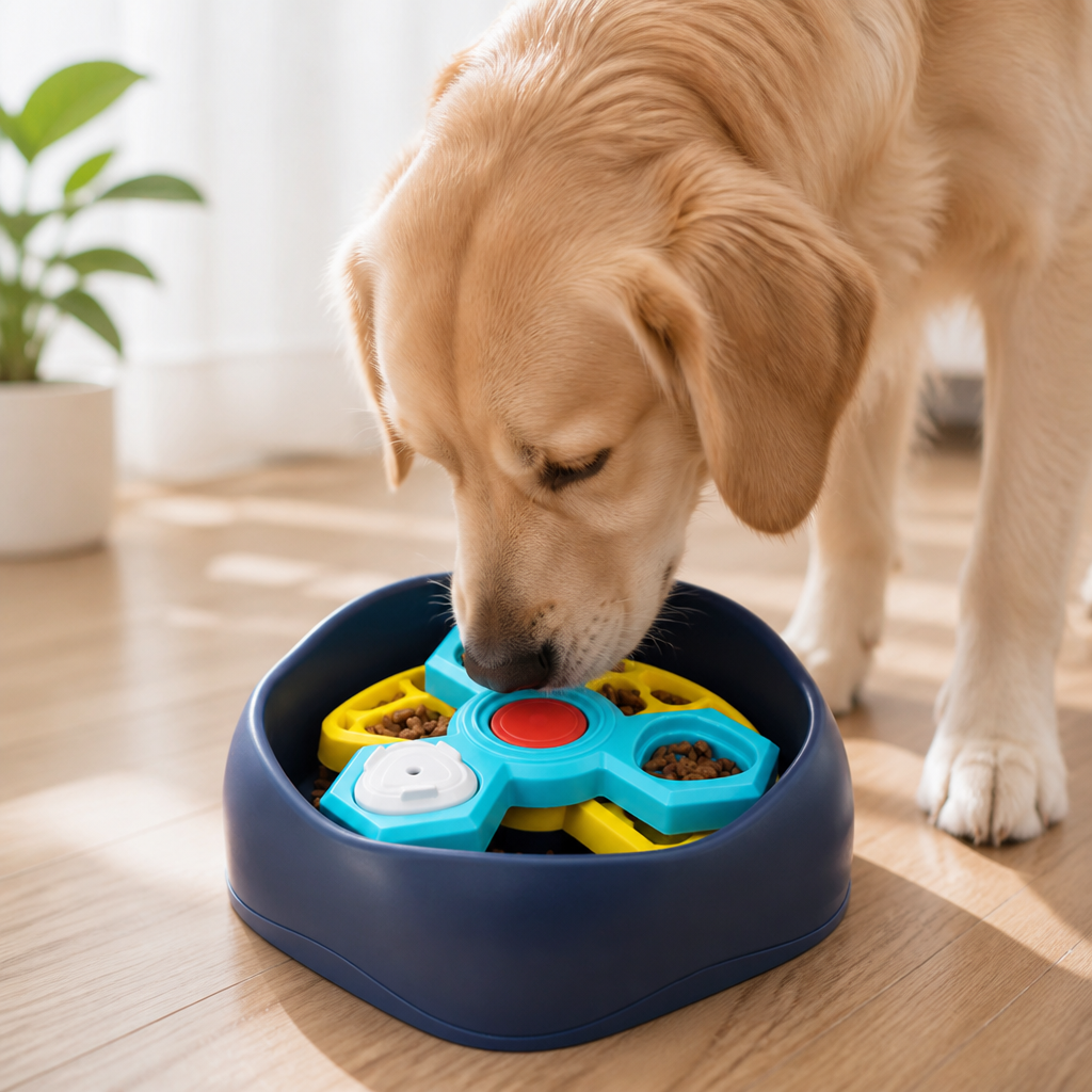Ortekor Interactive Multi-Layer & Non-Slip Slow Feeder Bowl