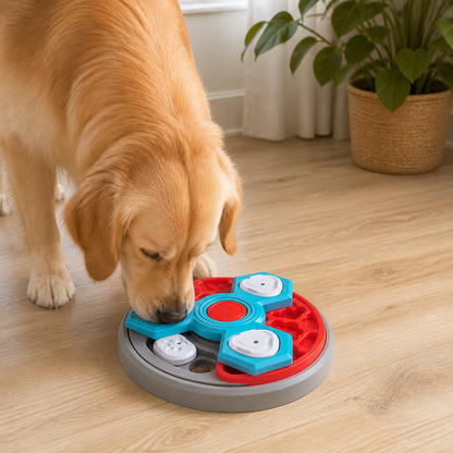 Ortekor Interactive Multi-Layer & Non-Slip Slow Feeder Bowl