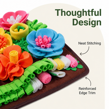 Ortekor Interactive Slow-Feeding Snuffle Mat (Machine-Washable)