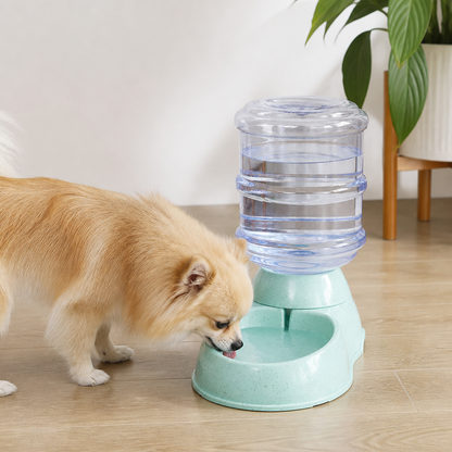 Ortekor Large Capacity Automatic Food & Water Feeder (Removable Bowls)