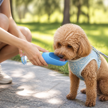 Ortekor Leak-Proof & Lightweight Dog Water Bottle (Food & Water Combo)