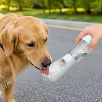 Ortekor Leak-Proof & Lightweight Dog Water Bottle (Food & Water Combo)