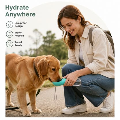 Ortekor Leakproof & Water-Saving Travel Water Bottle