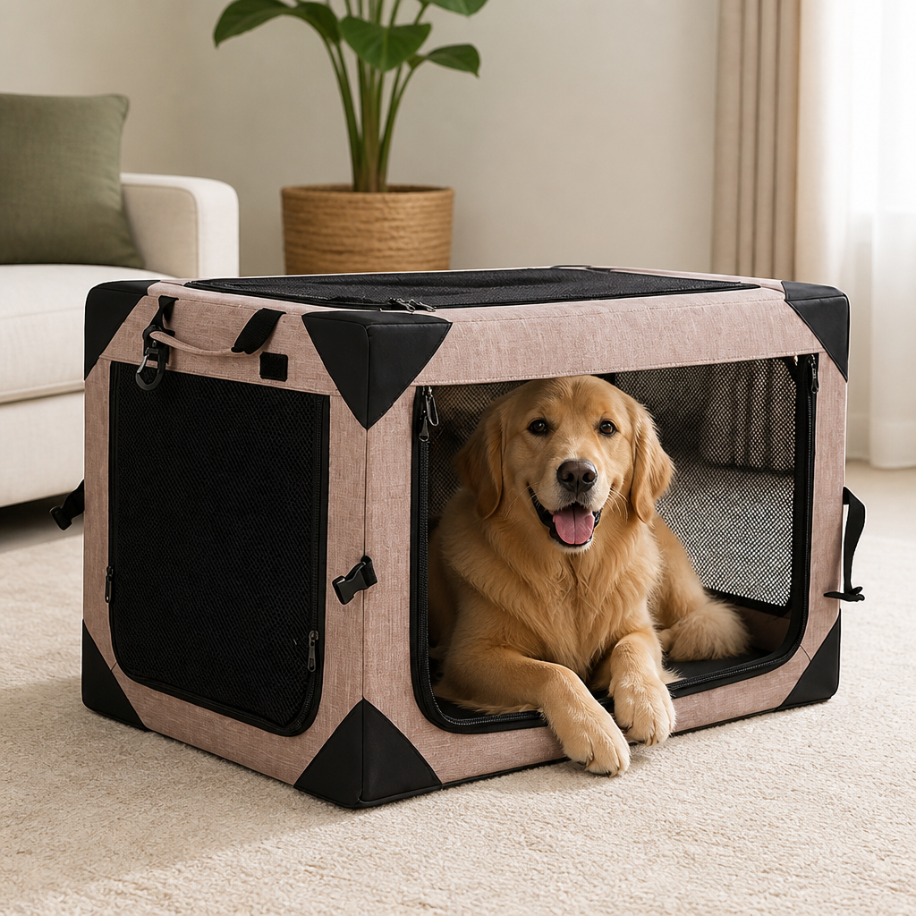 Ortekor Lightweight Foldable Breathable Dog Crate