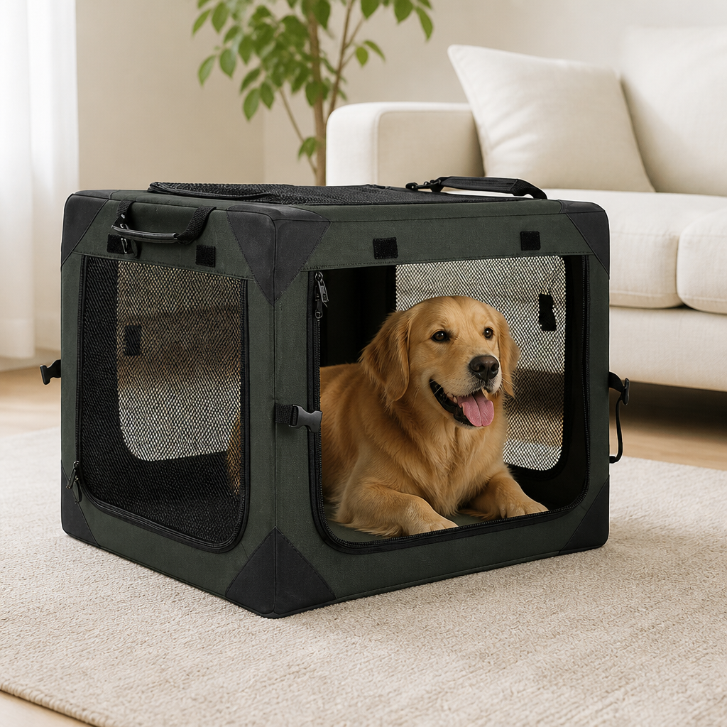 Ortekor Lightweight Foldable Breathable Dog Crate
