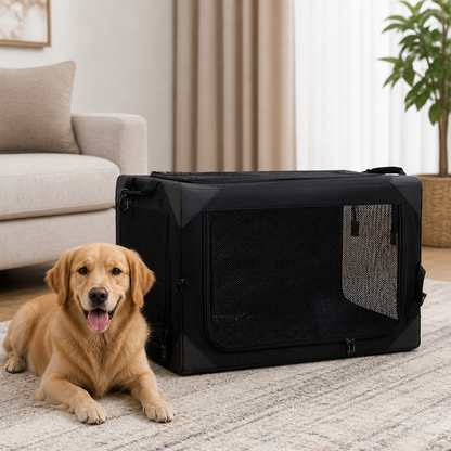 Ortekor Lightweight Foldable Breathable Dog Crate