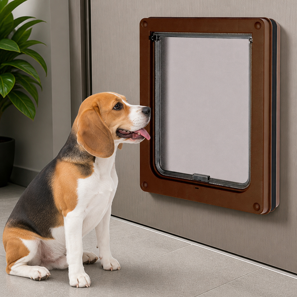 Ortekor Magnetic Self-Closing Pet Flap Door