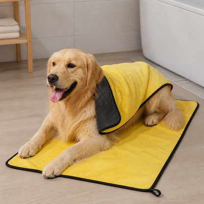 Ortekor Microfiber Super-Absorbent Quick-Dry Dog Towel
