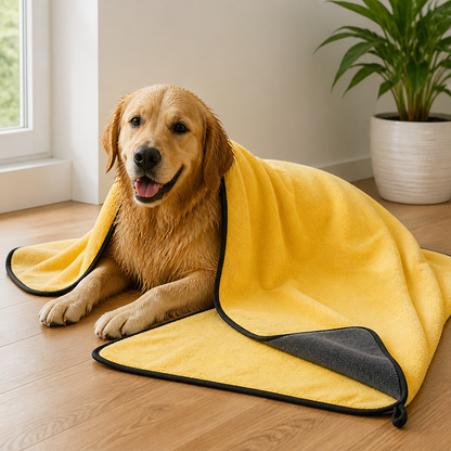 Ortekor Microfiber Super-Absorbent Quick-Dry Dog Towel
