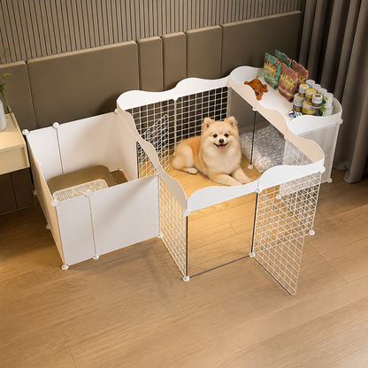 Ortekor Modular DIY & Integrated Toilet Dog Kennel