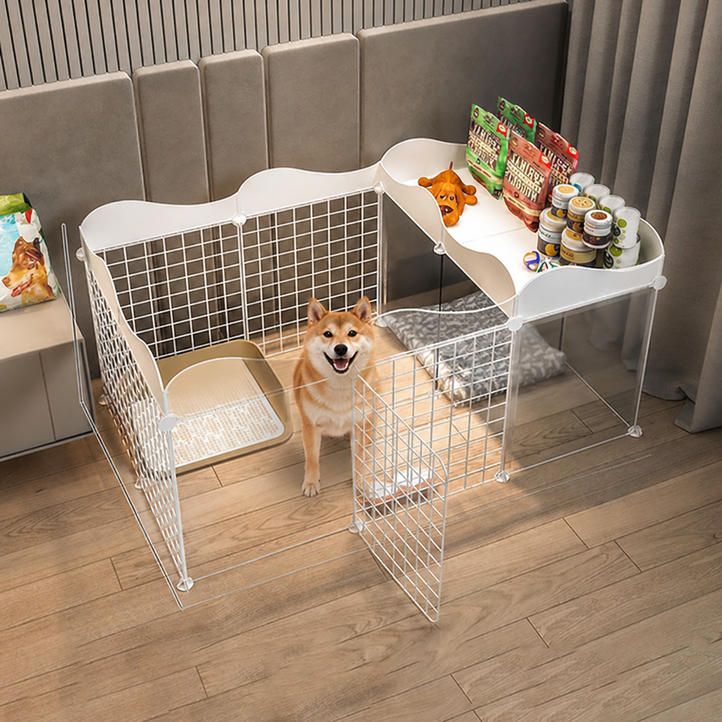 Ortekor Modular DIY & Integrated Toilet Dog Kennel