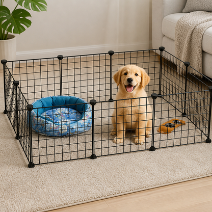 Ortekor Modular Wire Mesh Playpen