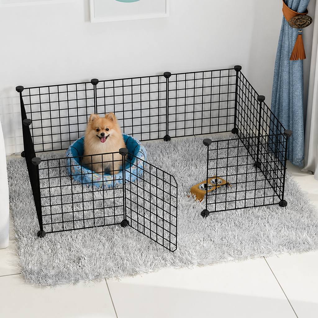 Ortekor Modular Wire Mesh Playpen