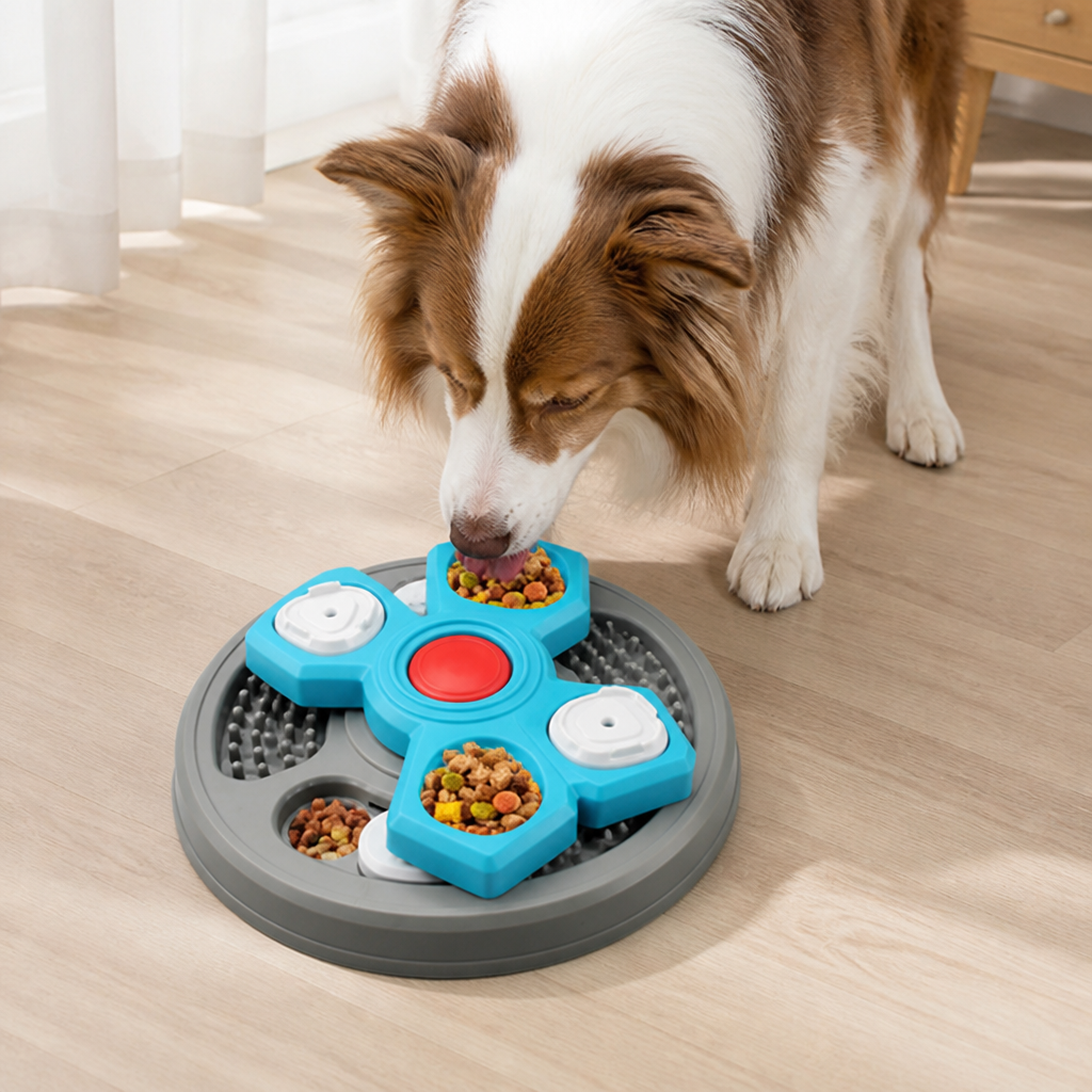 Ortekor Multi-Layer Puzzle & Anti-Slip Slow Feeder Bowl
