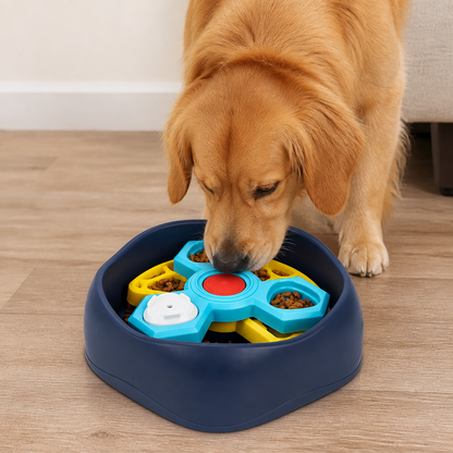 Ortekor Multi-Layer Puzzle & Anti-Slip Slow Feeder Bowl